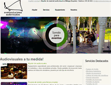 Tablet Screenshot of eventosoluciones.com